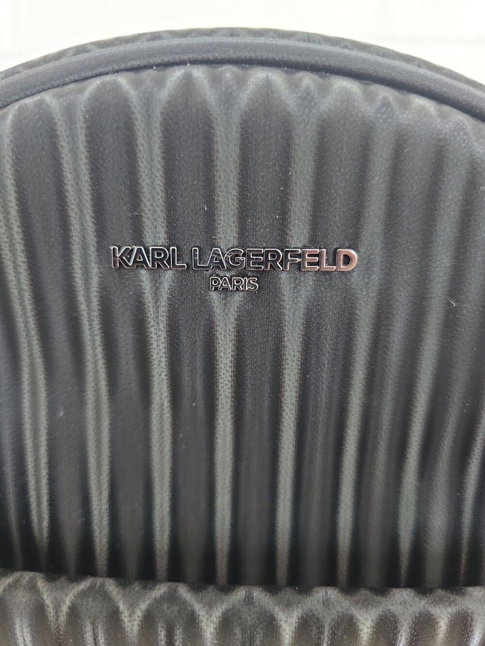 Karl Lagerfeld Paris Ribbed Mini Backpack Ribbed Texture NWT - Picture 3 of 10